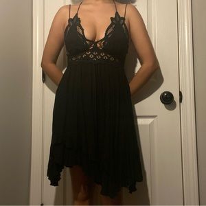 FREE PEOPLE ADELLA SLIP LACE DRESS